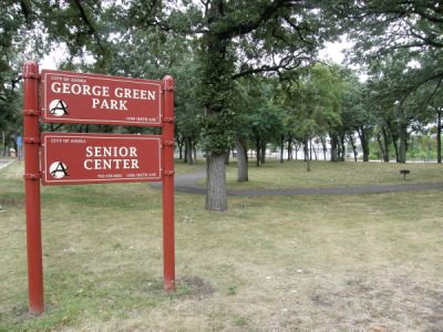 Present site of the Adventist Campground - George Green Park in Anoka        